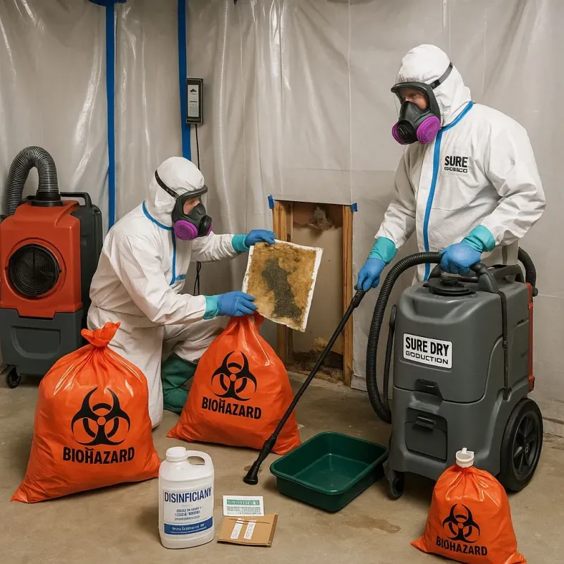 Contaminated Water Handling Protocols process in Mayer, MN